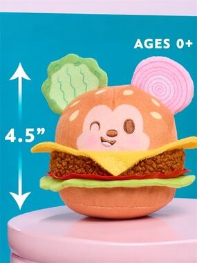 Disney | Munchlings Loaded Cheeseburger Mickey Mouse scented plush toy
